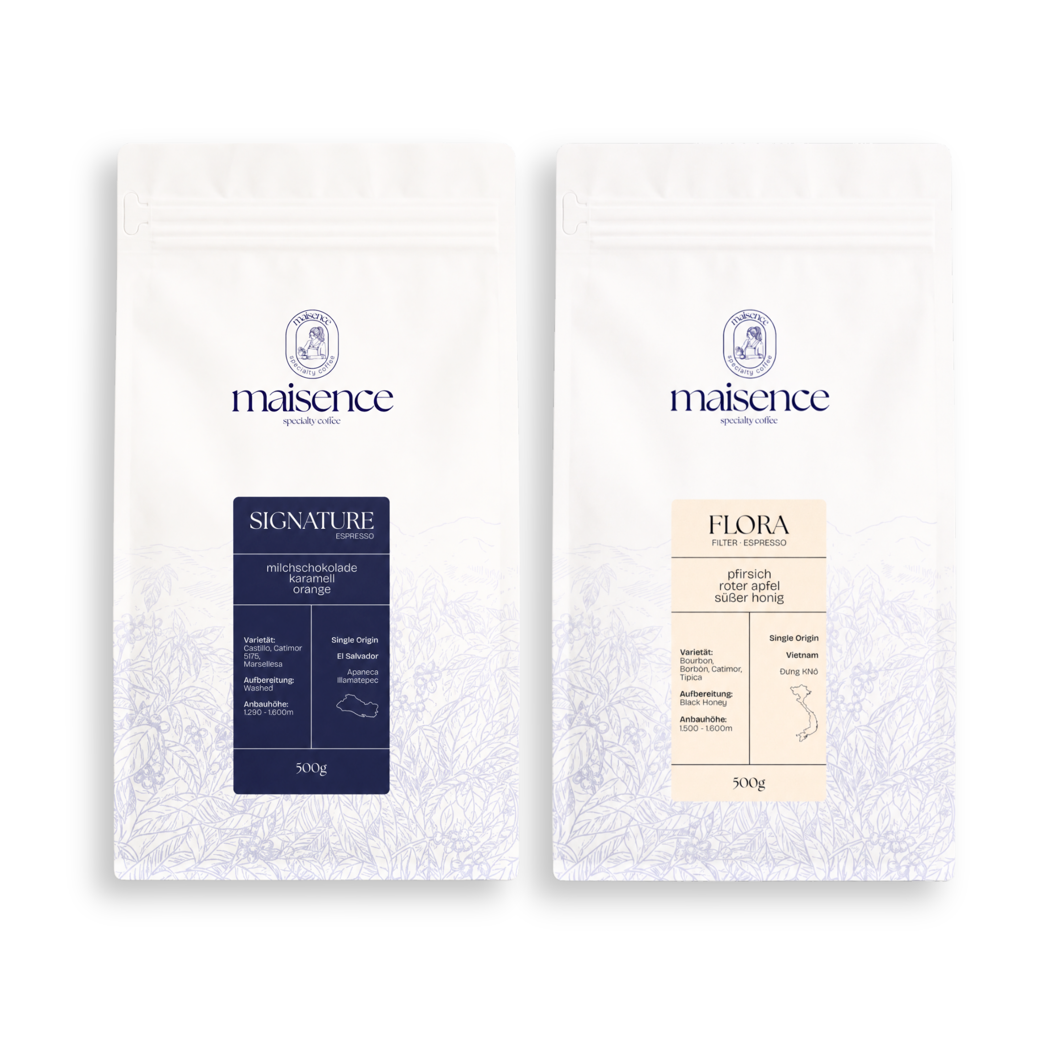 Limited Drop Bundle – Signature Espresso + Flora Filter Espresso, maisence Drop No. 01
